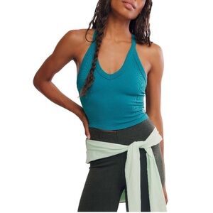 NWT FP Movement All Clear Solid V-neck Tank